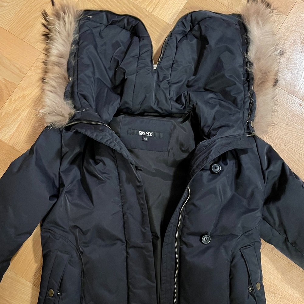 Womens DKNY jacket. Black. Size XS.